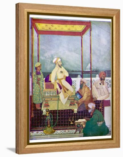 Shah Jahan I Mughal Emperor of India from 1628 to 1658 Known in His Youth as Prince Khurram-Abanindro Nath Tagore-Framed Premier Image Canvas