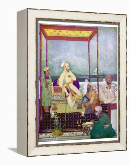 Shah Jahan I Mughal Emperor of India from 1628 to 1658 Known in His Youth as Prince Khurram-Abanindro Nath Tagore-Framed Premier Image Canvas