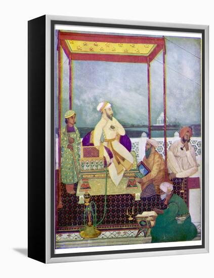 Shah Jahan I Mughal Emperor of India from 1628 to 1658 Known in His Youth as Prince Khurram-Abanindro Nath Tagore-Framed Premier Image Canvas