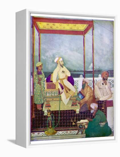 Shah Jahan I Mughal Emperor of India from 1628 to 1658 Known in His Youth as Prince Khurram-Abanindro Nath Tagore-Framed Premier Image Canvas