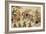 Shah Jahan Mounted on an Elephant with His Retinue-null-Framed Giclee Print