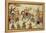 Shah Jahan Mounted on an Elephant with His Retinue-null-Framed Premier Image Canvas