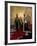 Shah of Iran, Mohamed Reza, Posing with Son Prince Reza and Wife Farah-Dmitri Kessel-Framed Premium Photographic Print