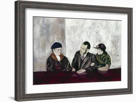 Shahn: Man & Women-Ben Shahn-Framed Giclee Print