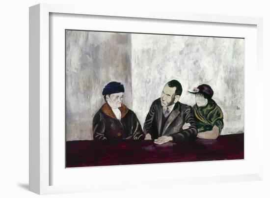 Shahn: Man & Women-Ben Shahn-Framed Giclee Print