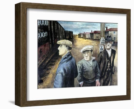 Shahn: Three Men-Ben Shahn-Framed Giclee Print