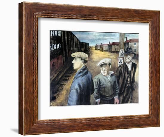 Shahn: Three Men-Ben Shahn-Framed Giclee Print