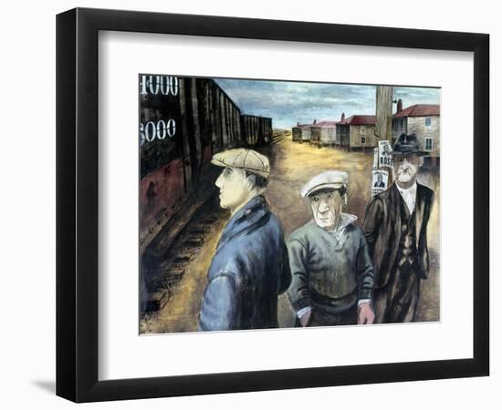 Shahn: Three Men-Ben Shahn-Framed Giclee Print