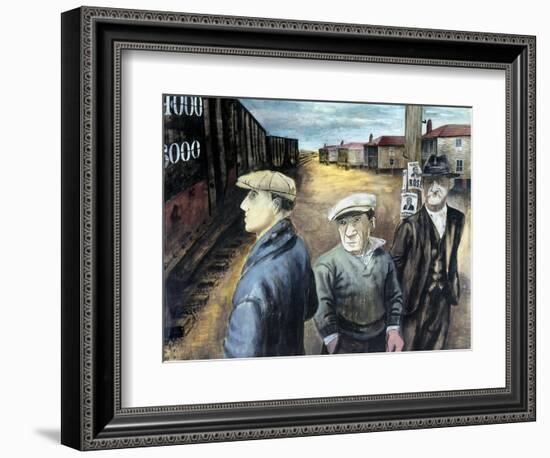 Shahn: Three Men-Ben Shahn-Framed Giclee Print