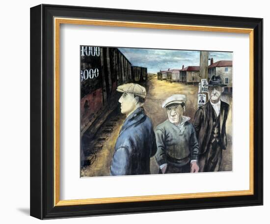 Shahn: Three Men-Ben Shahn-Framed Giclee Print