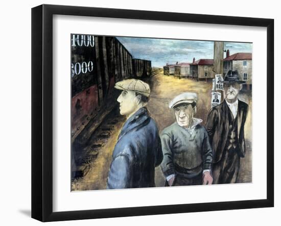 Shahn: Three Men-Ben Shahn-Framed Giclee Print