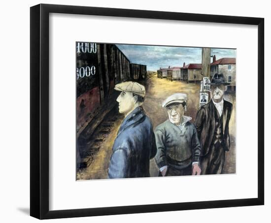 Shahn: Three Men-Ben Shahn-Framed Giclee Print