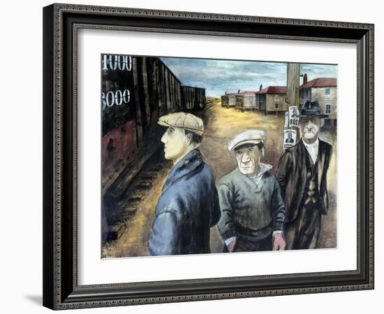 Shahn: Three Men-Ben Shahn-Framed Giclee Print