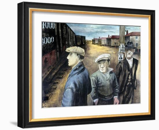 Shahn: Three Men-Ben Shahn-Framed Giclee Print