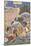 Shahnameh de Ferdowsi ou le Livre des Rois. Combat de Bijène contre Firoud-null-Mounted Giclee Print