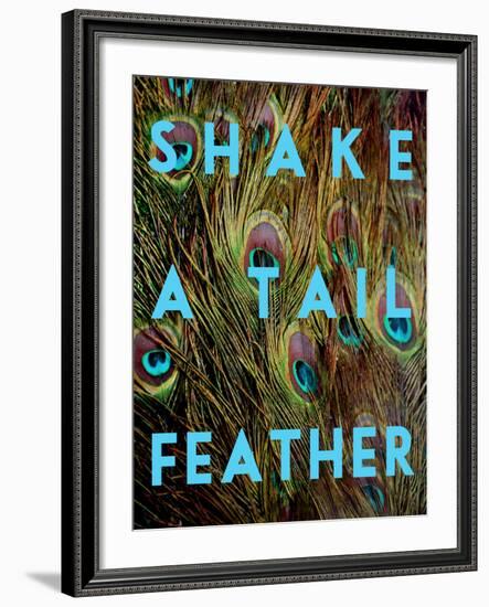 Shake a Tail Feather-Keren Su-Framed Art Print