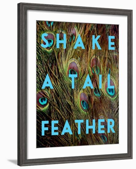 Shake a Tail Feather-Keren Su-Framed Art Print