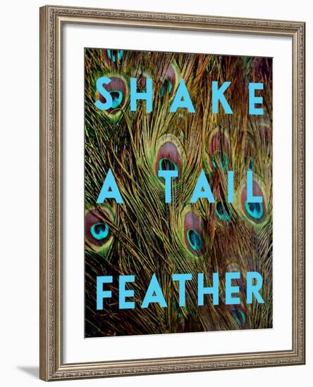 Shake a Tail Feather-Keren Su-Framed Art Print