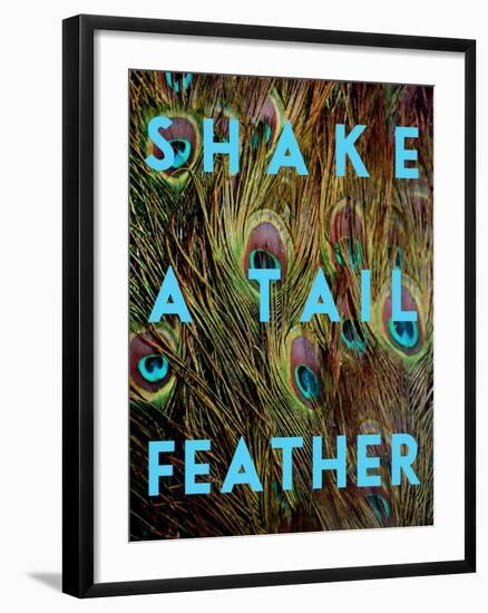 Shake a Tail Feather-Keren Su-Framed Art Print