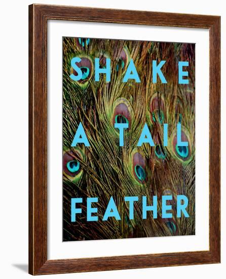 Shake a Tail Feather-Keren Su-Framed Art Print