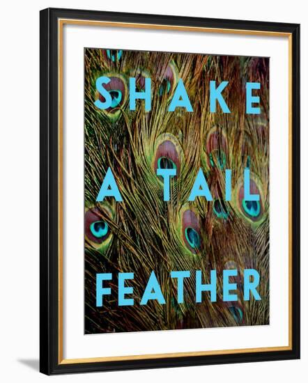 Shake a Tail Feather-Keren Su-Framed Art Print