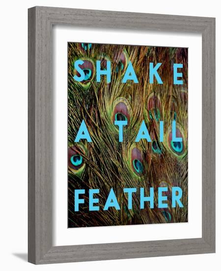 Shake a Tail Feather-Su Keren-Framed Art Print