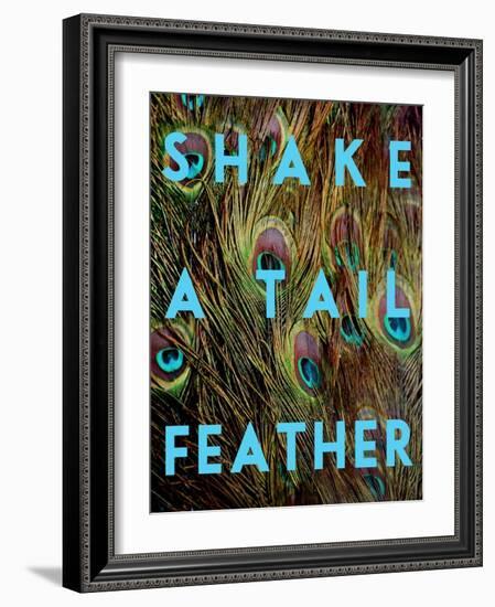 Shake a Tail Feather-Su Keren-Framed Art Print