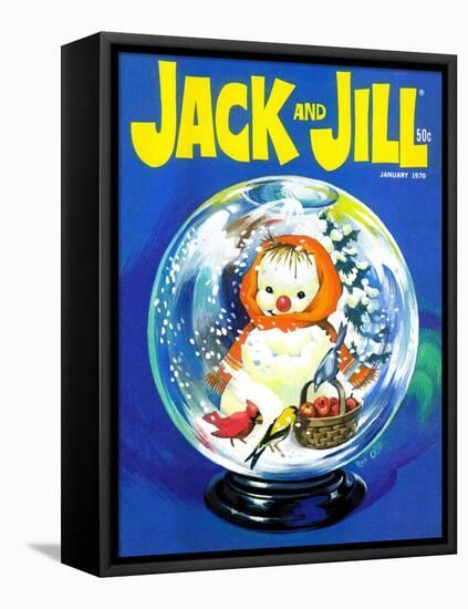 Shake Up a Snowstorm - Jack and Jill, January 1970-Rae Owings-Framed Premier Image Canvas