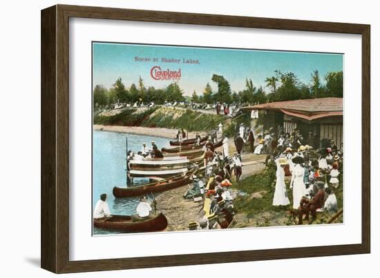 Shaker Lakes, Cleveland, Ohio-null-Framed Art Print