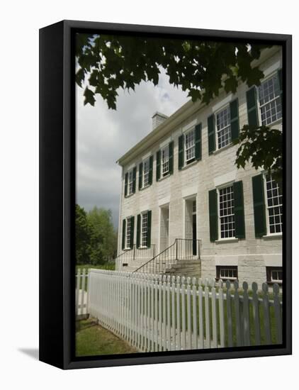 Shaker Village at Pleasant Hill, Lexington, Kentucky, United States of America, North America-Snell Michael-Framed Premier Image Canvas