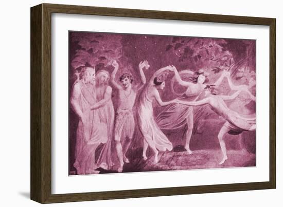 SHAKESPEARE - A MIDSUMMER-William Blake-Framed Giclee Print