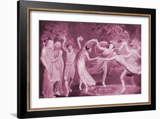 SHAKESPEARE - A MIDSUMMER-William Blake-Framed Giclee Print