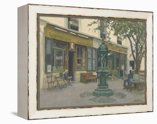 Shakespeare and Co, 2010-Julian Barrow-Framed Premier Image Canvas