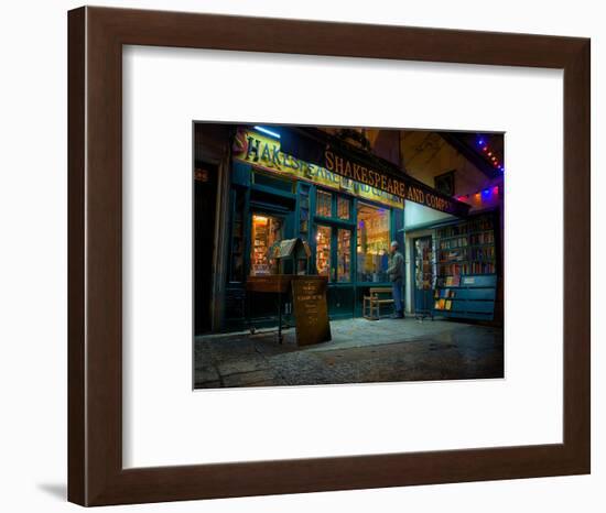 Shakespeare and Company Bookstore, Paris, France, Europe-Jim Nix-Framed Photographic Print