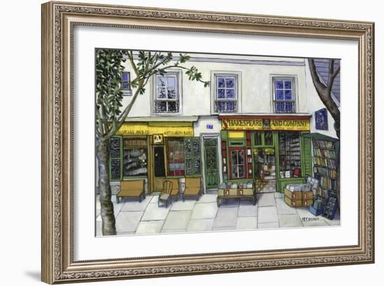 Shakespeare and Company, Paris-Isy Ochoa-Framed Giclee Print