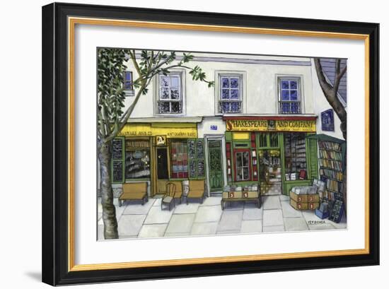 Shakespeare and Company, Paris-Isy Ochoa-Framed Giclee Print