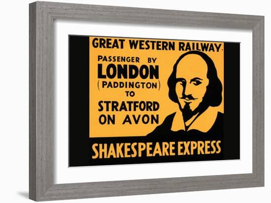 Shakespeare Express-null-Framed Art Print