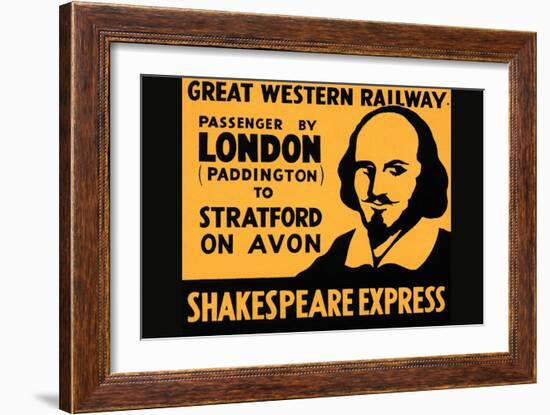 Shakespeare Express-null-Framed Art Print