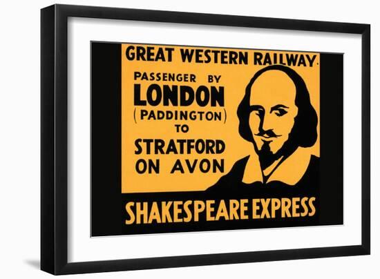 Shakespeare Express-null-Framed Art Print