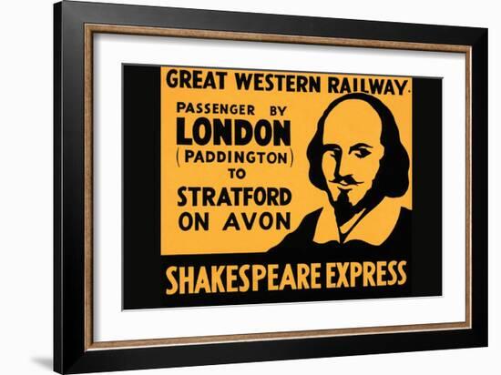 Shakespeare Express-null-Framed Art Print