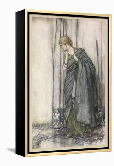 Shakespeare: Helena-Arthur Rackham-Framed Stretched Canvas