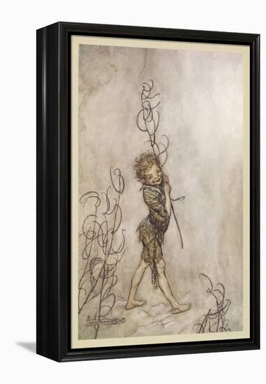 Shakespeare: Puck, 1908-Arthur Rackham-Framed Stretched Canvas