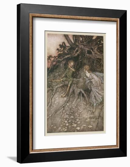 Shakespeare, Puck, Fairy-Arthur Rackham-Framed Photographic Print