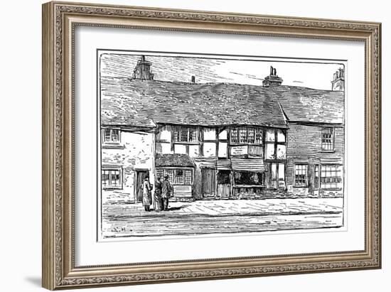 Shakespeare's Birthplace before Restoration, Stratford-Upon-Avon, Warwickshire, 1885-Edward Hull-Framed Giclee Print