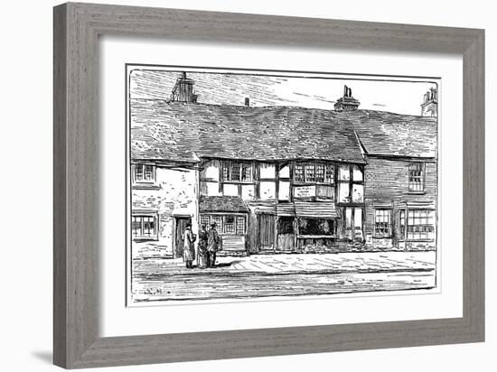Shakespeare's Birthplace before Restoration, Stratford-Upon-Avon, Warwickshire, 1885-Edward Hull-Framed Giclee Print