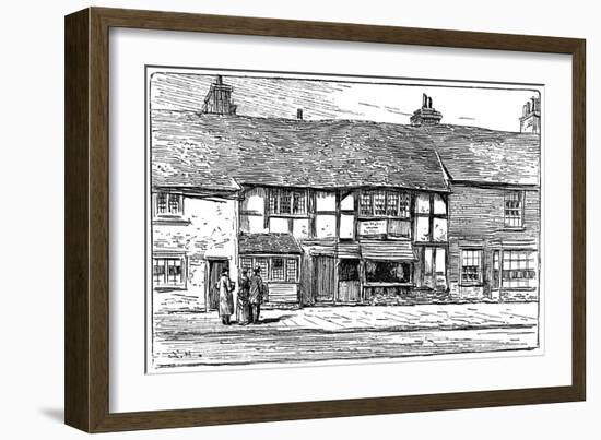 Shakespeare's Birthplace before Restoration, Stratford-Upon-Avon, Warwickshire, 1885-Edward Hull-Framed Giclee Print