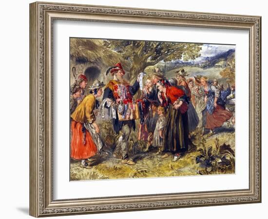 Shakespeare 's play A-John Gilbert-Framed Giclee Print