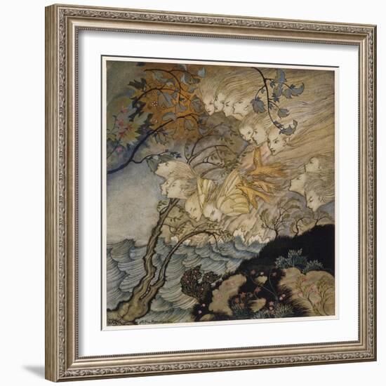 Shakespeare, the Tempest-Arthur Rackham-Framed Photographic Print