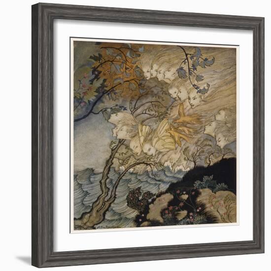 Shakespeare, the Tempest-Arthur Rackham-Framed Photographic Print