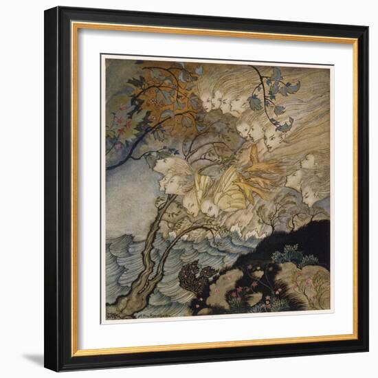 Shakespeare, the Tempest-Arthur Rackham-Framed Photographic Print